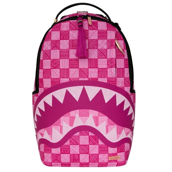 ZAINO UNISEX SPRAYGROUND A.I. SANDFLOWER SHARK ROSA E FUCSIA
