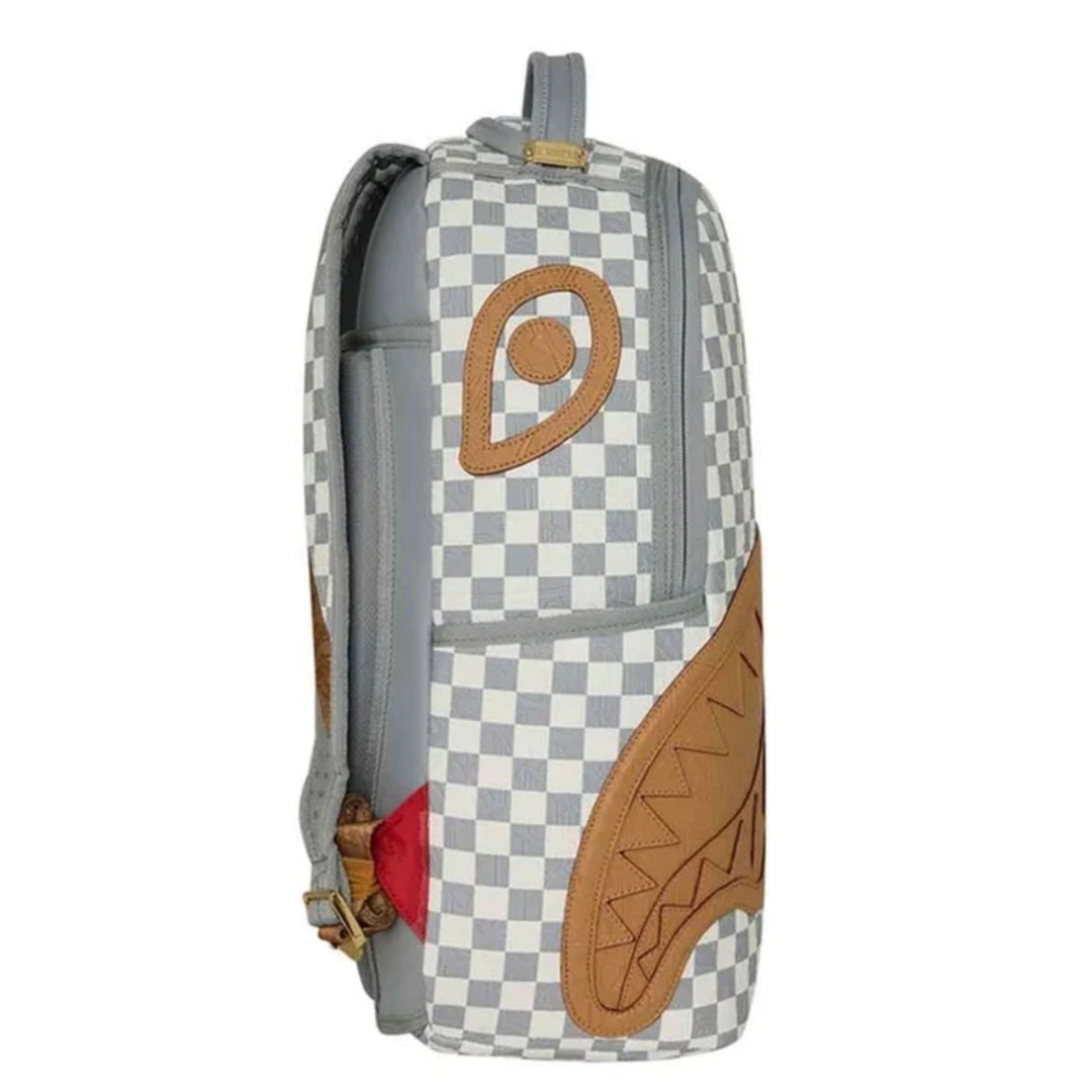 ZAINO UNISEX SPRAYGROUND EMBOSSED CREAM CHECK RITZ RIVIERA