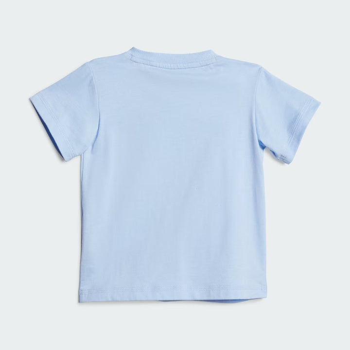 COMPLETINO ADIDAS ESSENTIALS BIG LOGO BLU BAMBINO