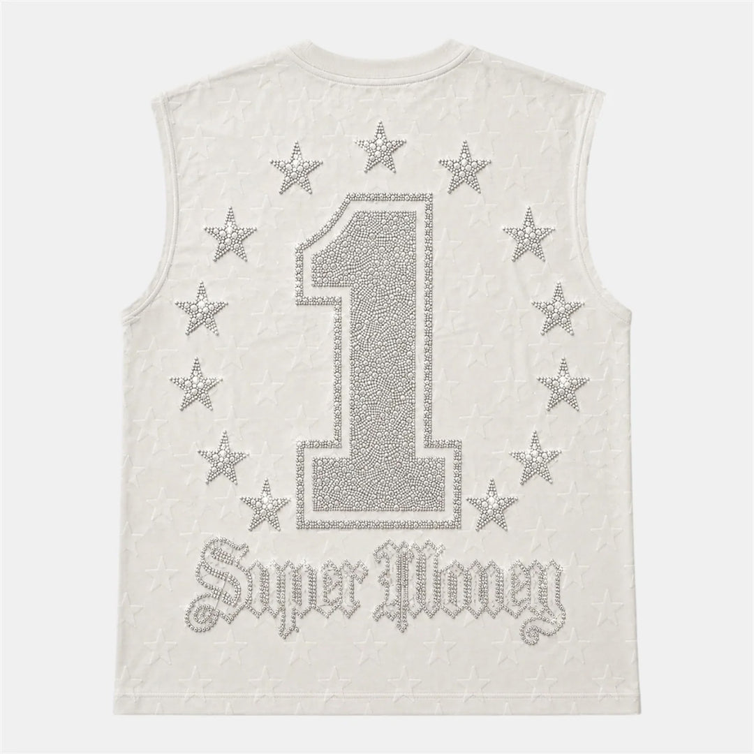 CANOTTA UOMO ART SUPER MONEY LIPS SMANICATA NERA