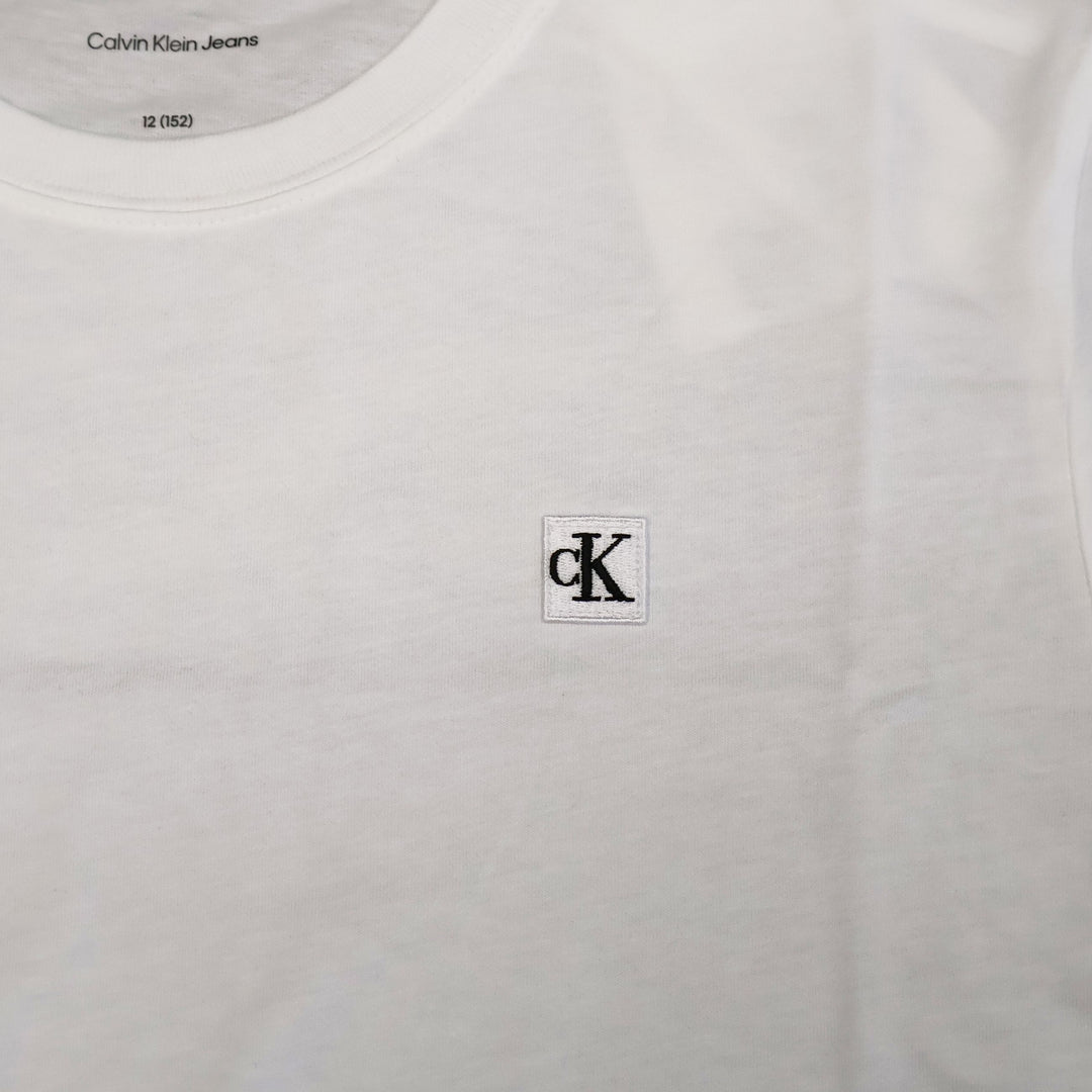 T-SHIRT CALVIN KLEIN TRAVELING LOGO BIANCA JUNIOR
