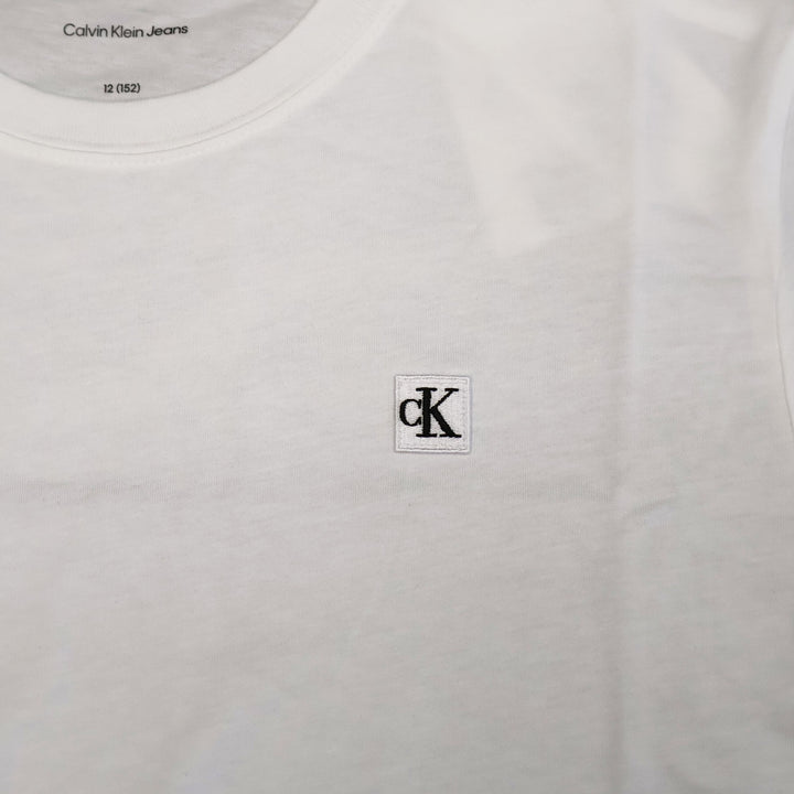 T-SHIRT CALVIN KLEIN TRAVELING LOGO BIANCA JUNIOR