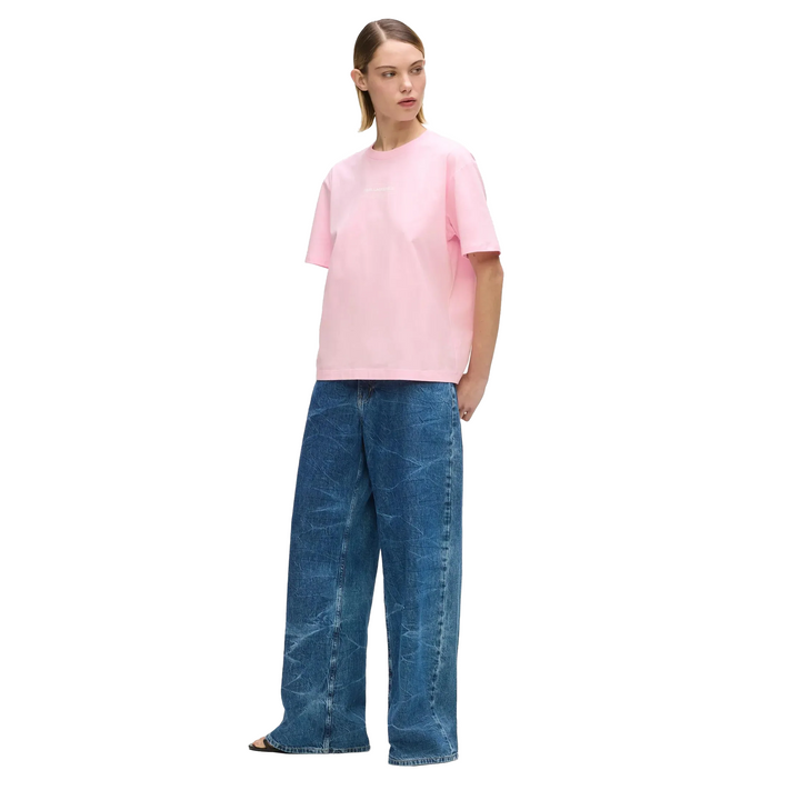 T-SHIRT KARL LAGERFELD JEANS LOGO GRAPHIC PINK