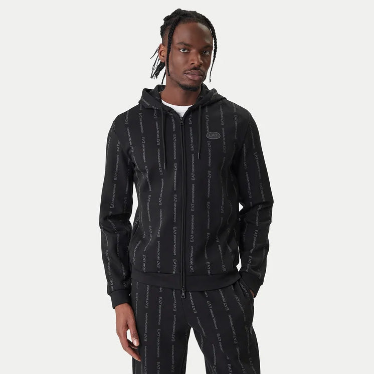 FELPA CON CAPPUCCIO UOMO EA7 EMPORIO ARMANI TRAIN GRAPHIC SERIES