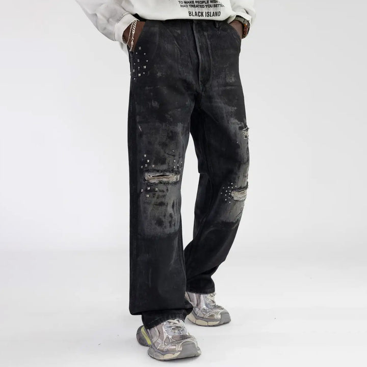 17407 - PANTALONE - Black Island