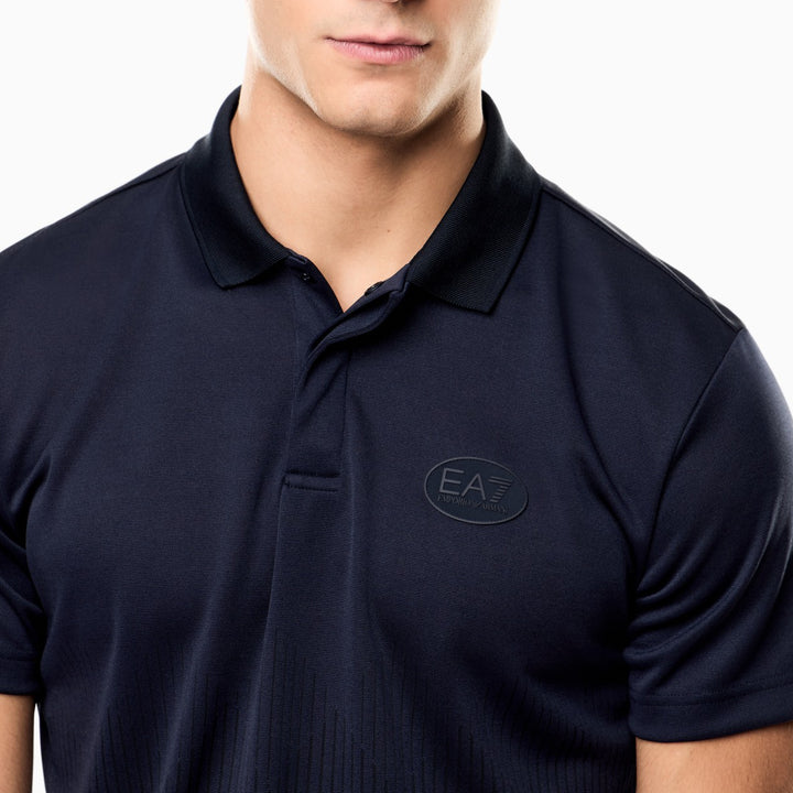 POLO UOMO EA7 EMPORIO ARMANI MONOGRAMMA VERTICALE