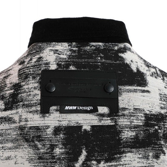 MW093070037 - Giacche - MWM - Unisex - Nero/Blu - Versatile - Minimalista - Design Geometrico - Funzionale/Adattabile - Look Moderno/Dinamico