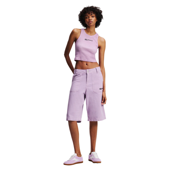 A3W10127 - Pantaloncini - Donna - KARL LAGERFELD - Lavanda - Casual - Sportivo