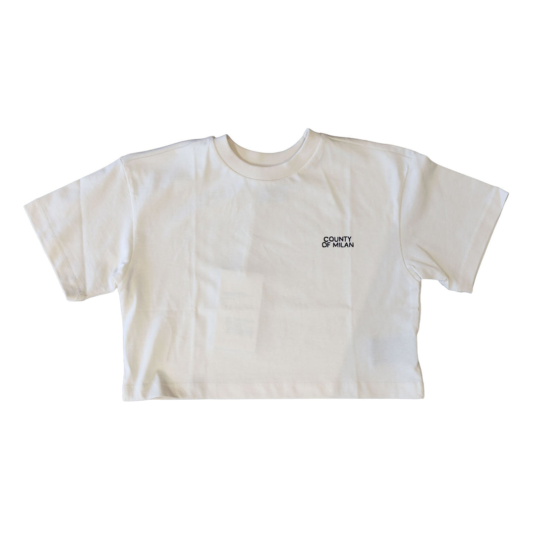 T-SHIRT MARCELO BURLON COUNTY OF MILAN BLACK JUNIOR GIRL