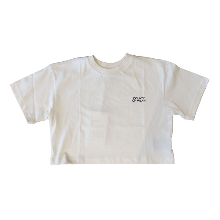 T-SHIRT MARCELO BURLON COUNTY OF MILAN BLACK JUNIOR GIRL