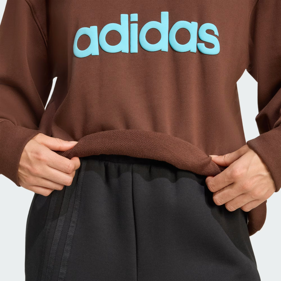 FELPA ADIDAS ORIGINALS "FOOTIE SWEAT" POLO BROWN