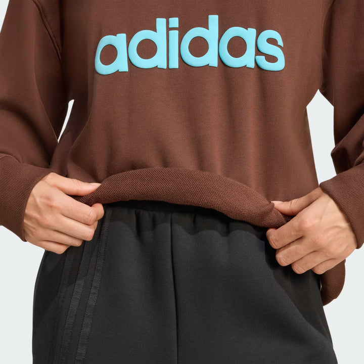 FELPA ADIDAS ORIGINALS "FOOTIE SWEAT" POLO BROWN