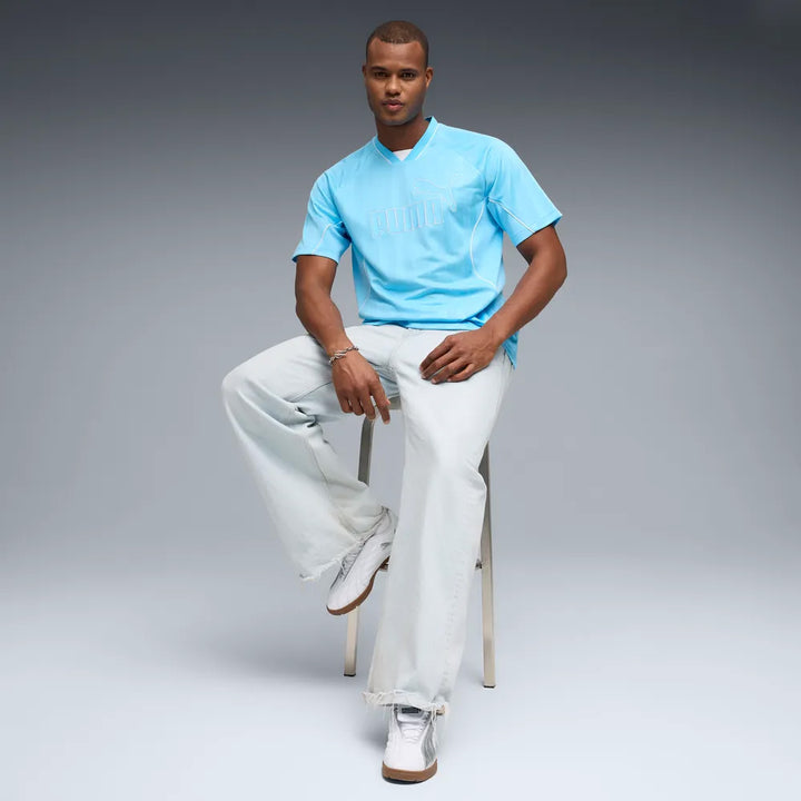 MAGLIA DA CALCIO UOMO PUMA SPORT STRIPE RETRO JERSEY
