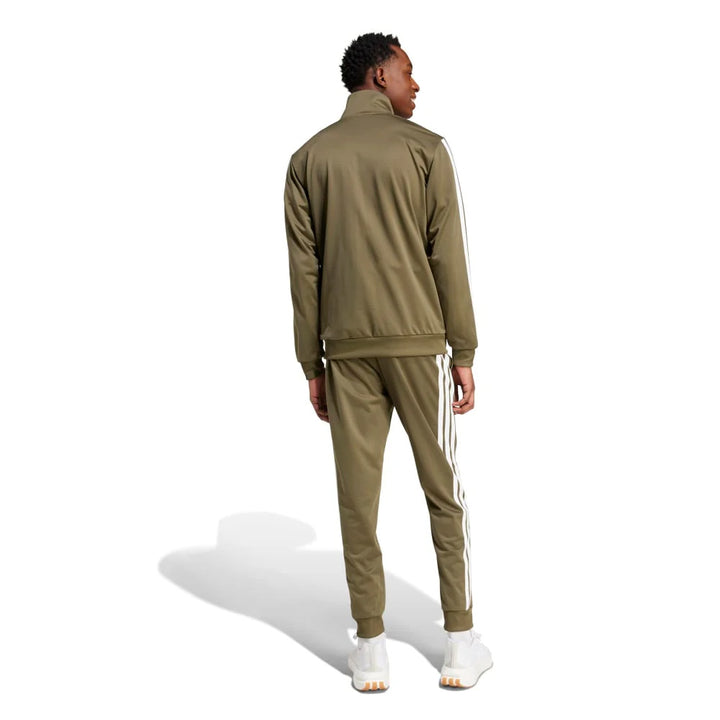 TUTA ADIDAS BASIC 3-STRIPES TRICOT JW6226 UOMO VERDE