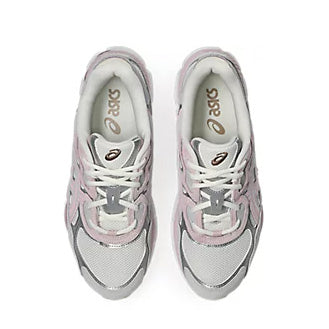 1203A383 - Scarpe - Asics - Uomo - Bianco/Grigio - SNEAKER GEL-NYC - Retro-Running - Mesh Bianco - Scuola - Swoosh - Comfort