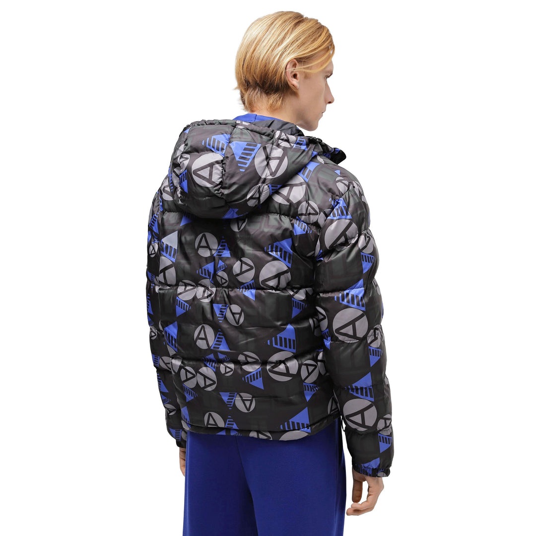 6RPB37 PN9FZ - Giacche - Uomo - EMPORIO ARMANI - EA7 - FANTASIA GEOMETRICA - Stile Grafico -  STAMPA CAMOUFLAGE - Protezione Dal Freddo - Piumino Imbottito -