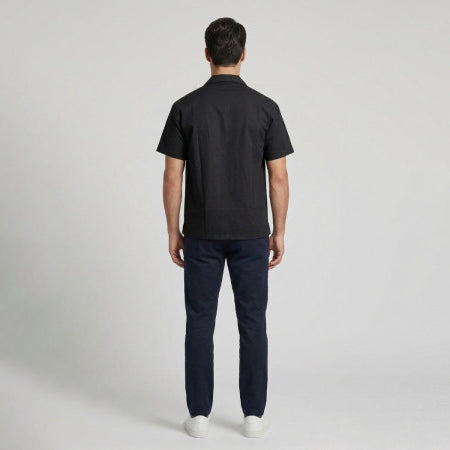 CAMICIA CORD/OVERSHIRT UOMO DROP SEASON 2 BLACK CARGO