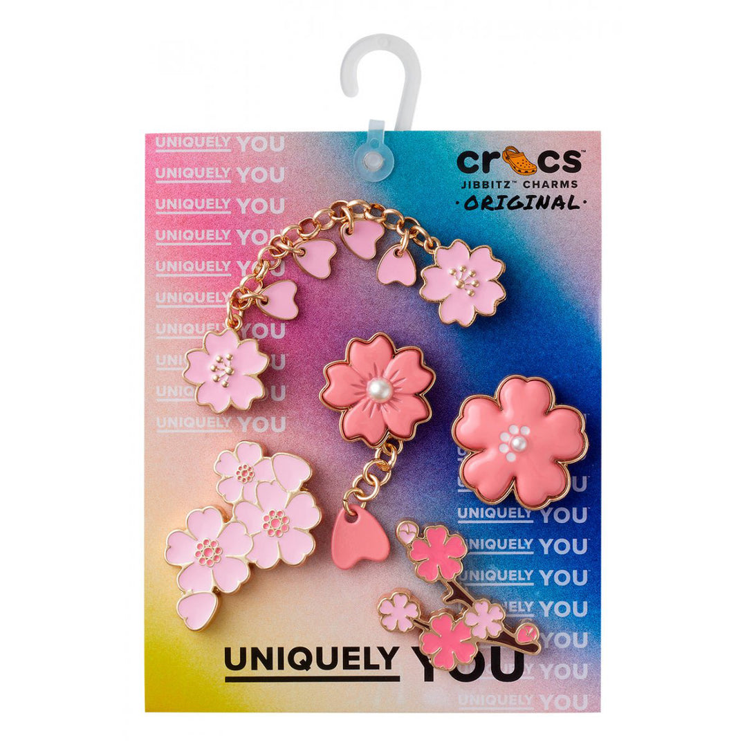 SET 5 CHARMS CROCS JIBBITZ™ BLOOMING CHERRY BLOSSOM