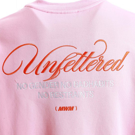 MW093060065 - Felpe - Girocollo - MWM - Unisex - Rosa - Versatile - Design Minimalista - Abbigliamento - Autunno/Inverno