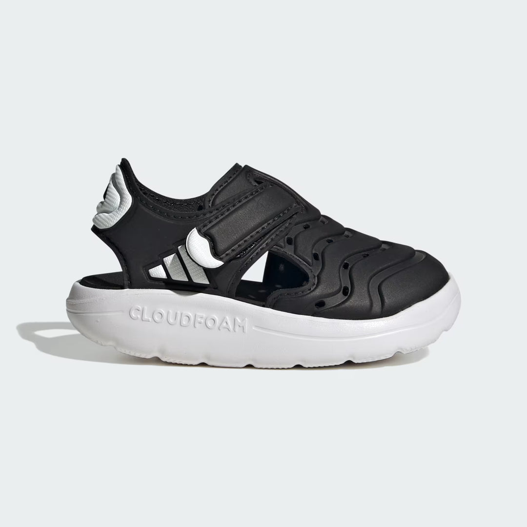 SANDALI INFANT ADIDAS WATER SANDAL 2 BLACK WHITE