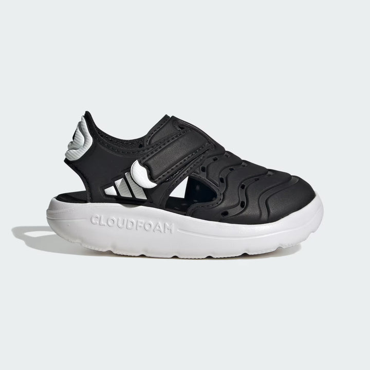 SANDALI INFANT ADIDAS WATER SANDAL 2 BLACK WHITE