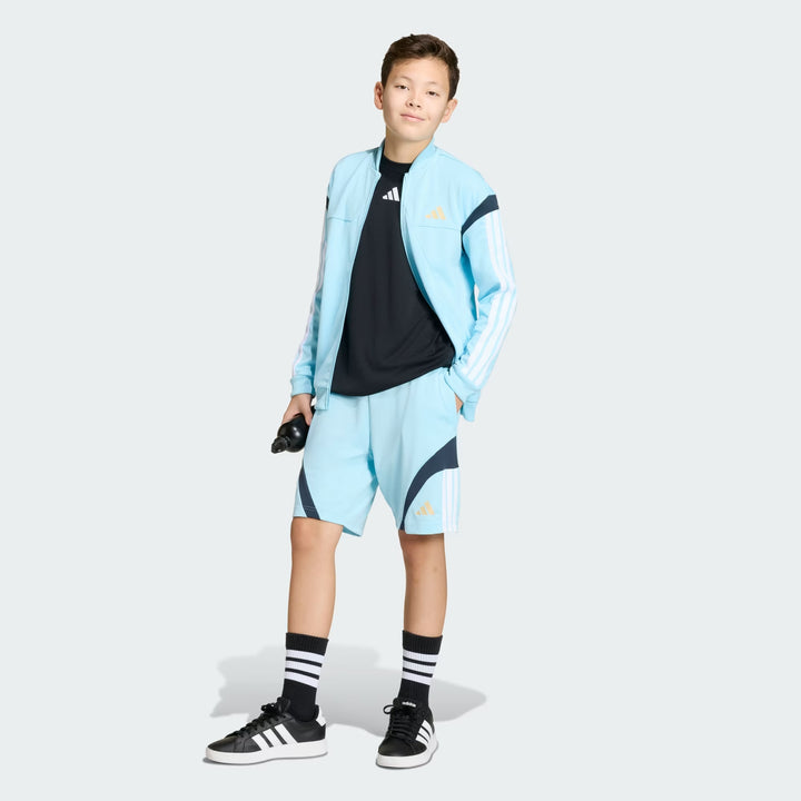 PANTALONCINI ADIDAS ORIGINALS TEAMGEIST ADICOLOR CELESTE