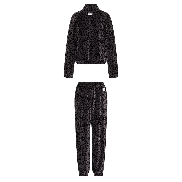 7W000665 AF15937 - Tute - EMPORIO ARMANI - Set Completo - EA7 - GRAPHIC SERIES ANIMAL-PRINT - Stile Wild Chic - Stampa Animalier - Confortevole - Glamour Audace - Abbigliamento Autunno Inverno