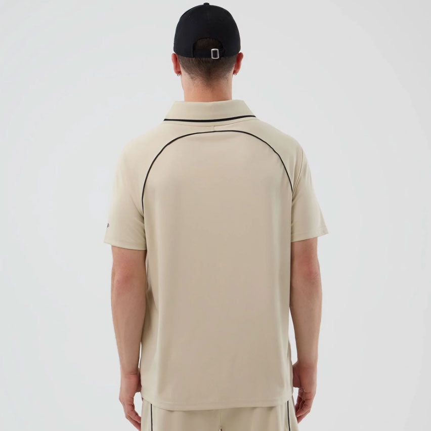T-SHIRT POLO NEW ERA FOOTBALL "MCMXX" BEIGE UNISEX