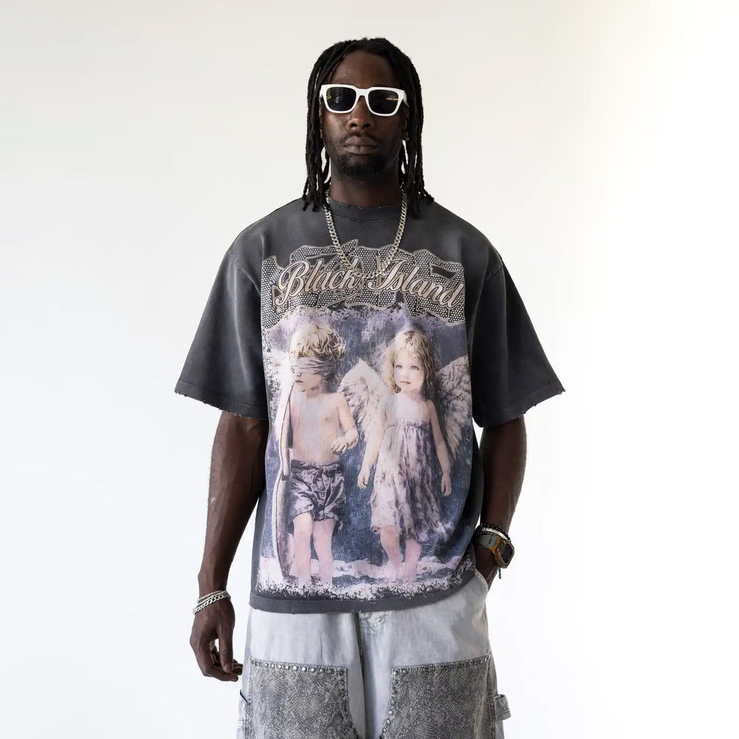 2075 - T-SHIRT - Black Island