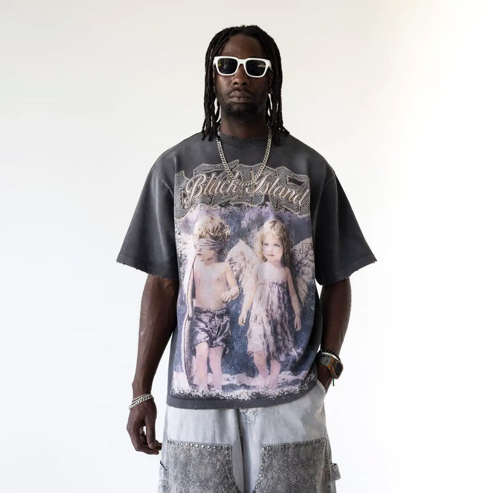 2075 - T-SHIRT - Black Island