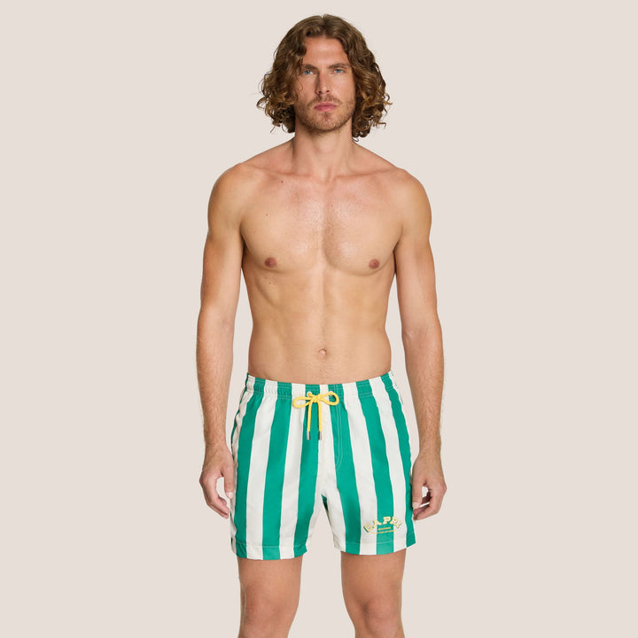 COSTUME BOXER DA MARE UOMO 4GIVENESS A RIGHE CON COULISSE A CONTRASTO