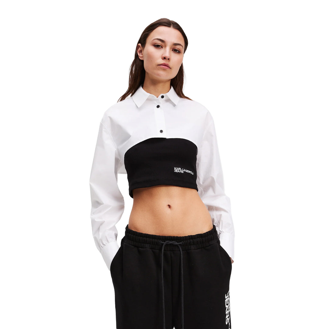 A3W11006 - T-Shirt e Polo - Donna - KARL LAGERFELD - Minimalista - Casual - Look Nitido - Abbigliamento