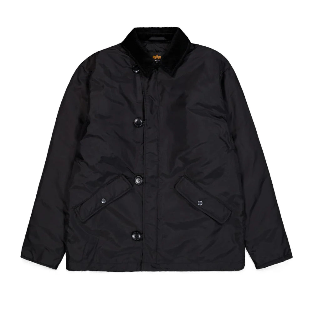 F258129 - Giacche - Alpha Industries - BOMBER UOMO - MA-1 STYLE - NERA - DESIGN RESISTENTE - REMOVE BEFORE FLIGHT - Abbigliamento Autunno/Inverno