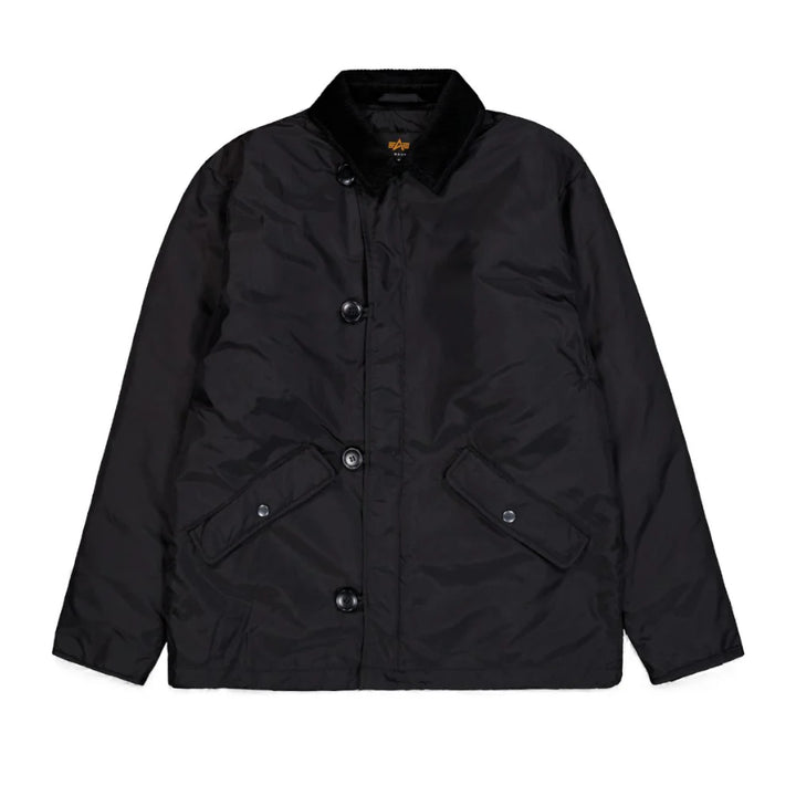 F258129 - Giacche - Alpha Industries - BOMBER UOMO - MA-1 STYLE - NERA - DESIGN RESISTENTE - REMOVE BEFORE FLIGHT - Abbigliamento Autunno/Inverno