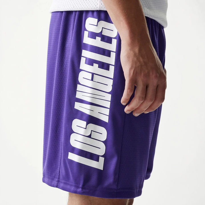 PANTALONCINI NIKE NBA SWINGMAN LOS ANGELES LAKERS ICON EDITION VIOLA 60771596