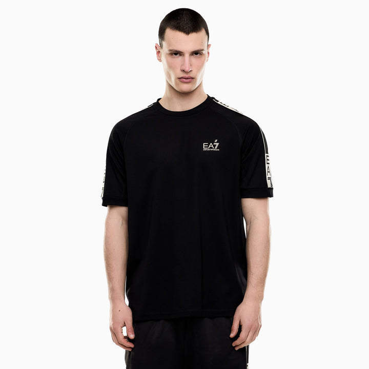 T-SHIRT UOMO EA7 EMPORIO ARMANI CON BANDE LOGATE