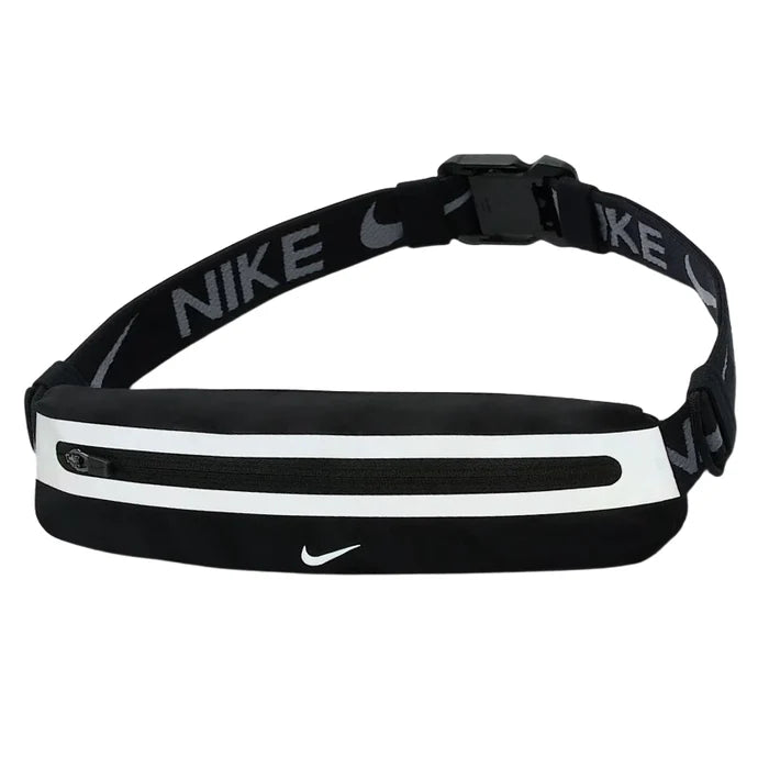 N1012417082OS - MARSUPIO NIKE SLIM WAISTPACK NERO E ARGENTO UOMO