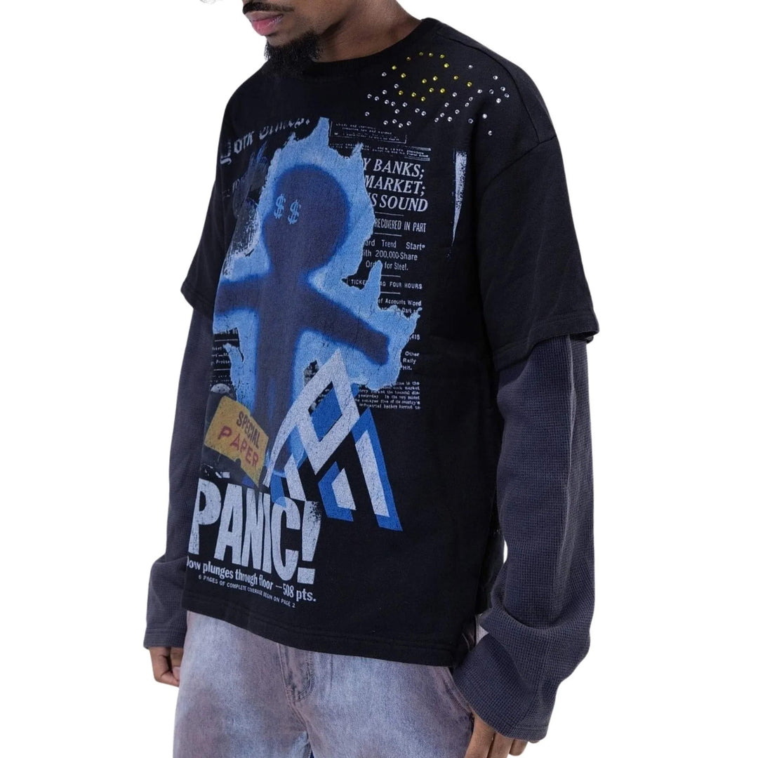 T-SHIRT UOMO PAPER MONEY STREETWEAR GRAPHIC TEE