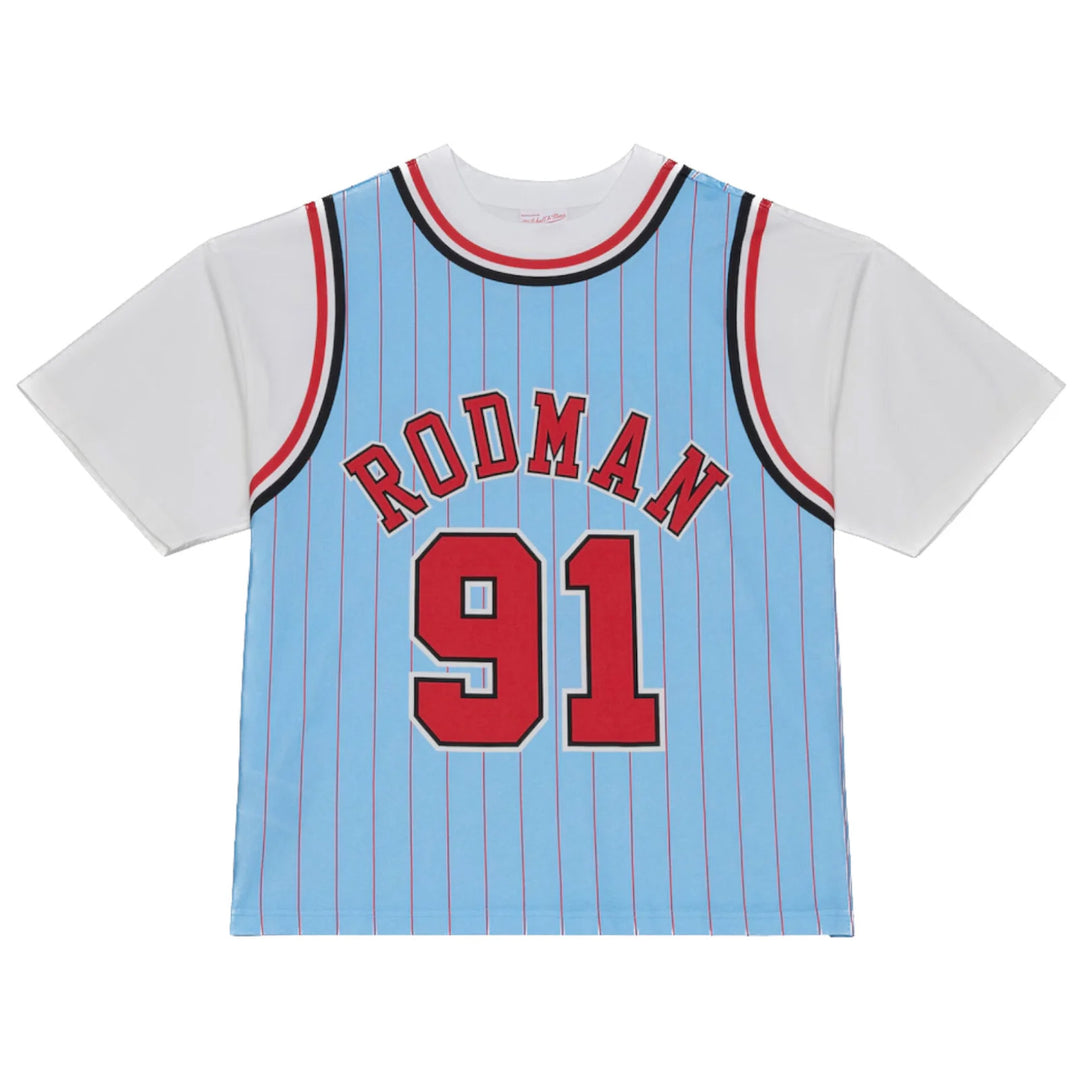 T-SHIRT UOMO MITCHELL & NESS CHICAGO BULLS "BEST IN CLASS" DENNIS RODMAN