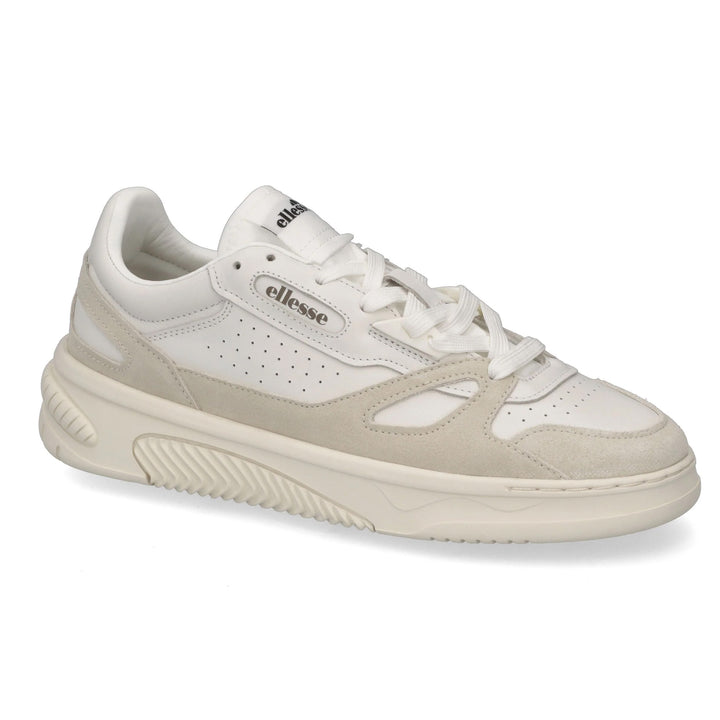 SNEAKERS UOMO ELLESSE MILES LS 914 BIANCO IN CAMOSCIO E PELLE
