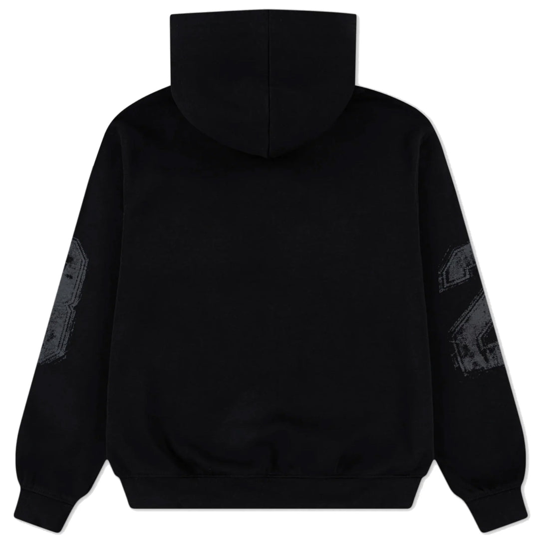 95F099 - FELPE CON CAPPUCCIO JORDAN MVP FLEECE BAMBINI - NERO/GRIGIO