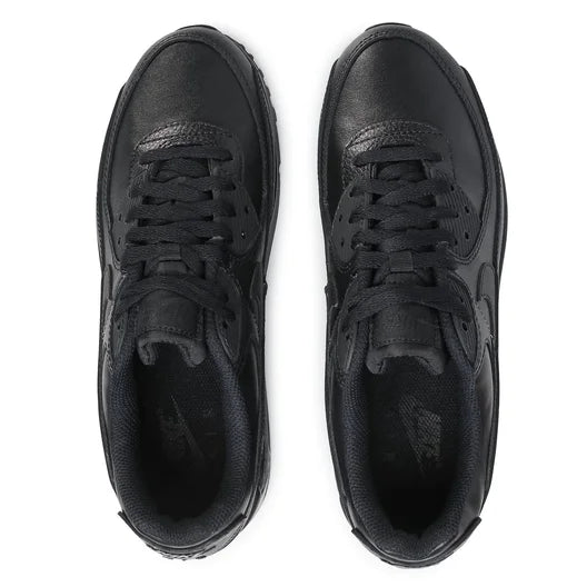 SNEAKERS UOMO NIKE AIR MAX 90 LTR TRIPLE BLACK / AIR MAX 90 JEWEL WHITE CZ5594