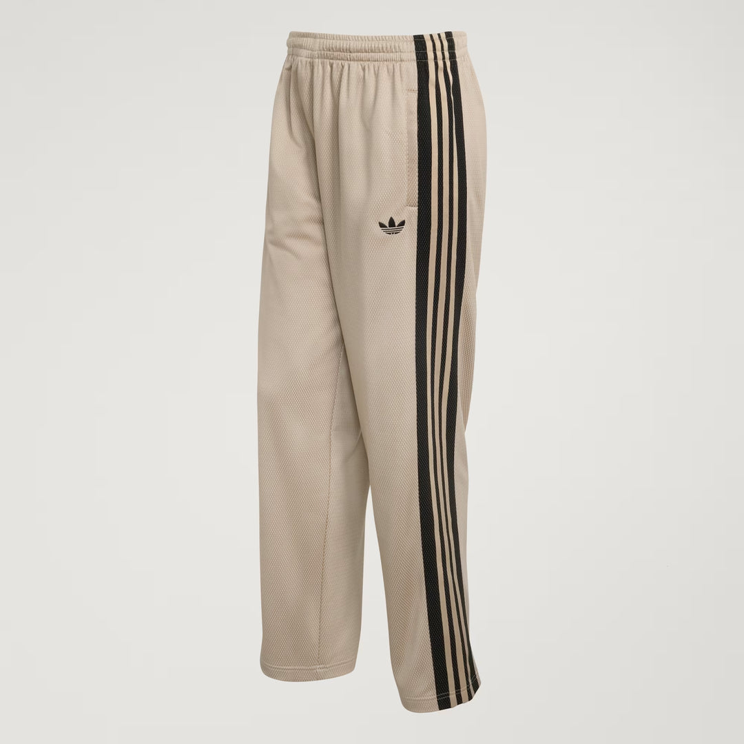PANTALONI TUTA ADIDAS ORIGINALS LOOSE MESH TRACK PANTS BEIGE UOMO
