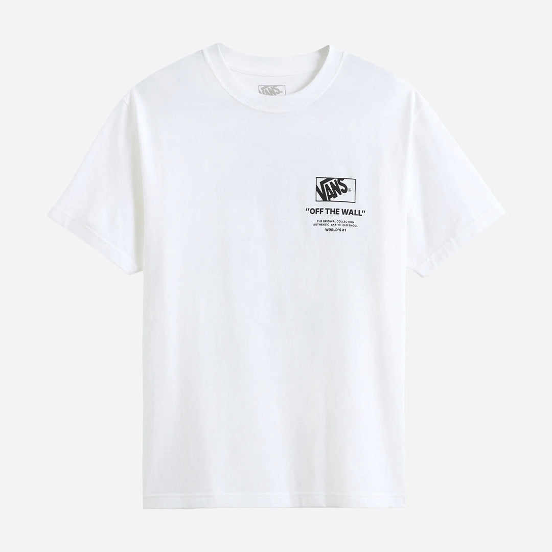 T-SHIRT VANS STACKED HI SS TEE BIANCA UOMO VN000PEWWHT1