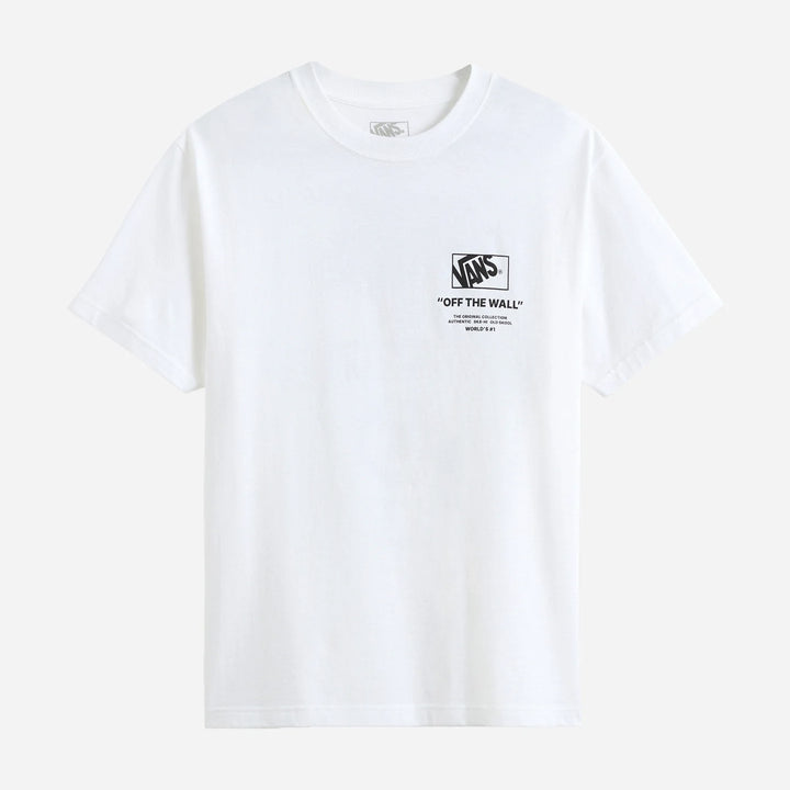 T-SHIRT VANS STACKED HI SS TEE BIANCA UOMO VN000PEWWHT1
