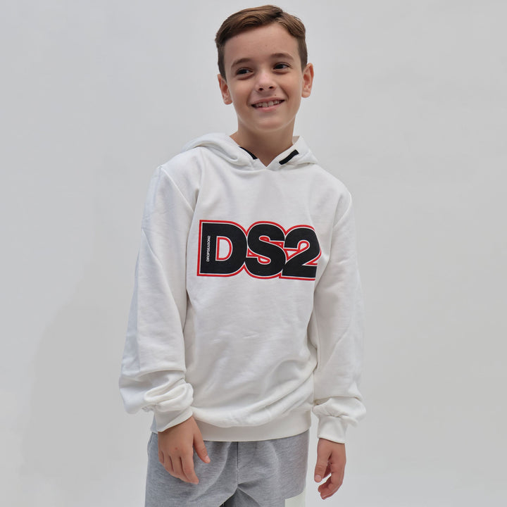 FW25K077 - Felpe Con Cappuccio - Bambini/Ragazzi - DS2 - Drop Season 2 - Look Casual - Abbigliamento - Autunno/Inverno 2025