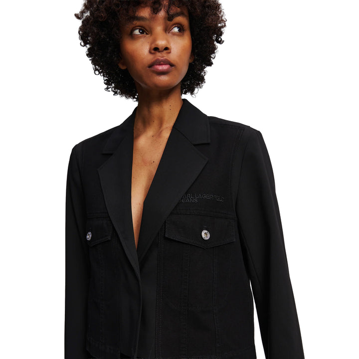 A3W14019 - Giacche - Donna - KARL LAGERFELD - Leggero - Zip Puller - Chic/Versatile - Nero