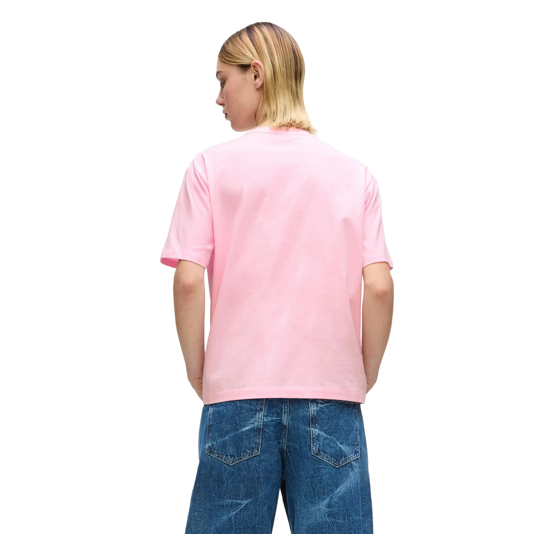 T-SHIRT KARL LAGERFELD JEANS LOGO GRAPHIC PINK