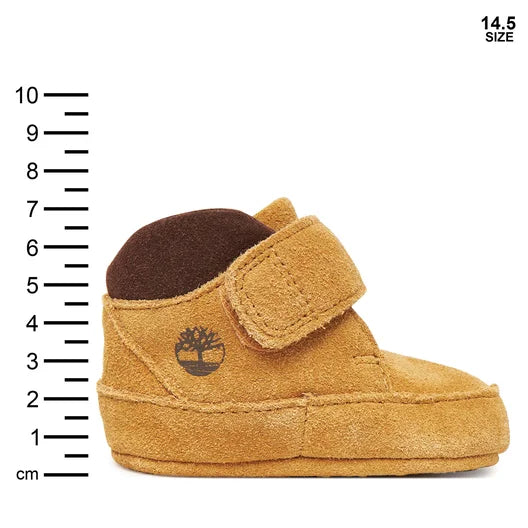 TB0A6H8GEZ01 - TIMBERLAND SCARPINE NEONATO UNISEX CRIB BOOTIE MID – MARRONE/GIALLO