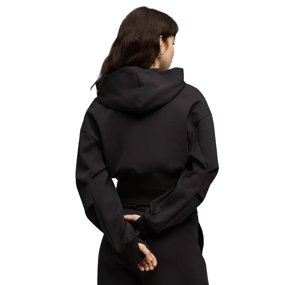 FELPA PUMA CLOUDSPUN FULL ZIP DONNA 634571 NERO & TORTORA